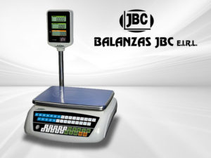 Balanza electrónica comercial de mesa Accu de 30 kg. con Torre